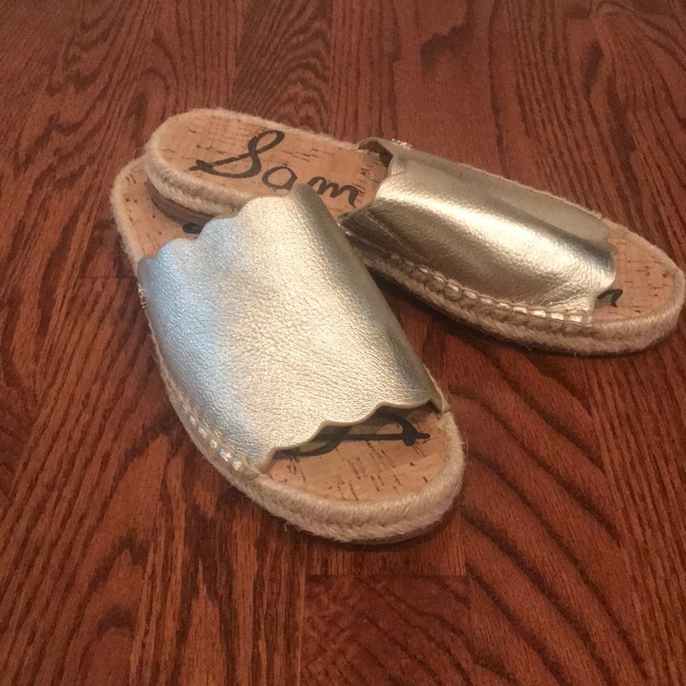 Sam Edelman size 7 Gold Sandals